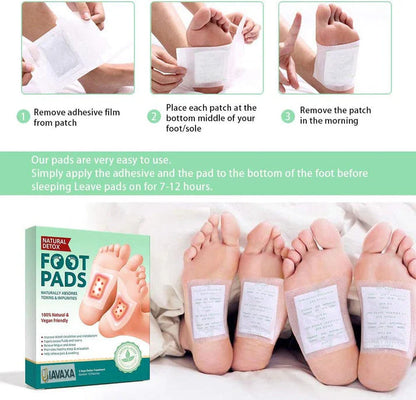 Deep Cleansing Herbal Foot Pads for Full body Detox & Natural Weight Management (BUY 1 GET 1 FREE)