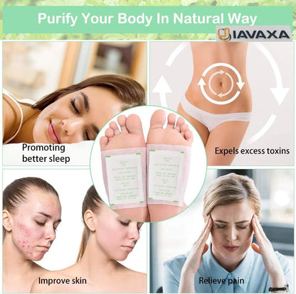 Deep Cleansing Herbal Foot Pads for Full body Detox & Natural Weight Management (BUY 1 GET 1 FREE)
