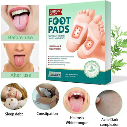 Deep Cleansing Herbal Foot Pads for Full body Detox & Natural Weight Management (BUY 1 GET 1 FREE)